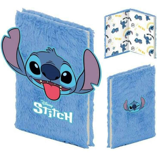 Toys N Tuck:Disney Stitch A5 Plush Notebook,Disney