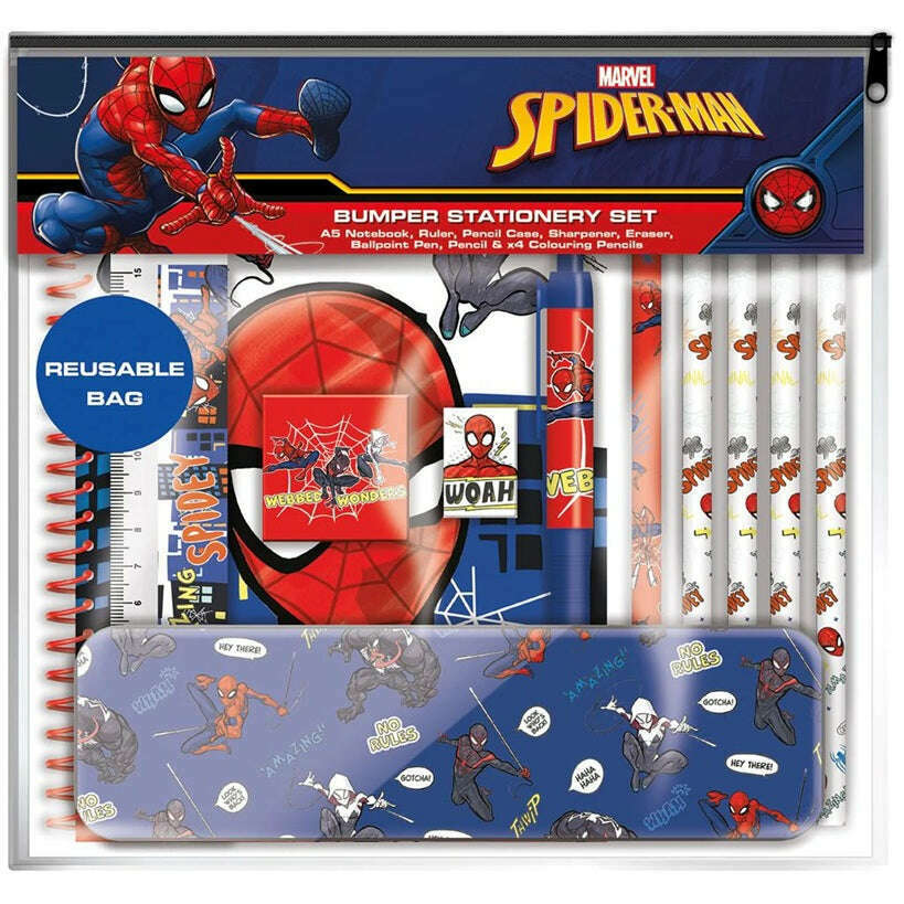 Toys N Tuck:Marvel Spider-Man A5 Bumper Stationery Set,Marvel