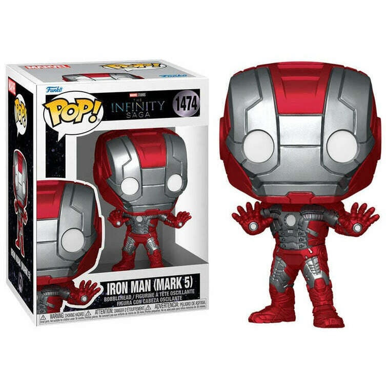 Toys N Tuck:Pop! Vinyl - Marvel Infinity Saga - Iron Man (Mark 5) 1474,Marvel