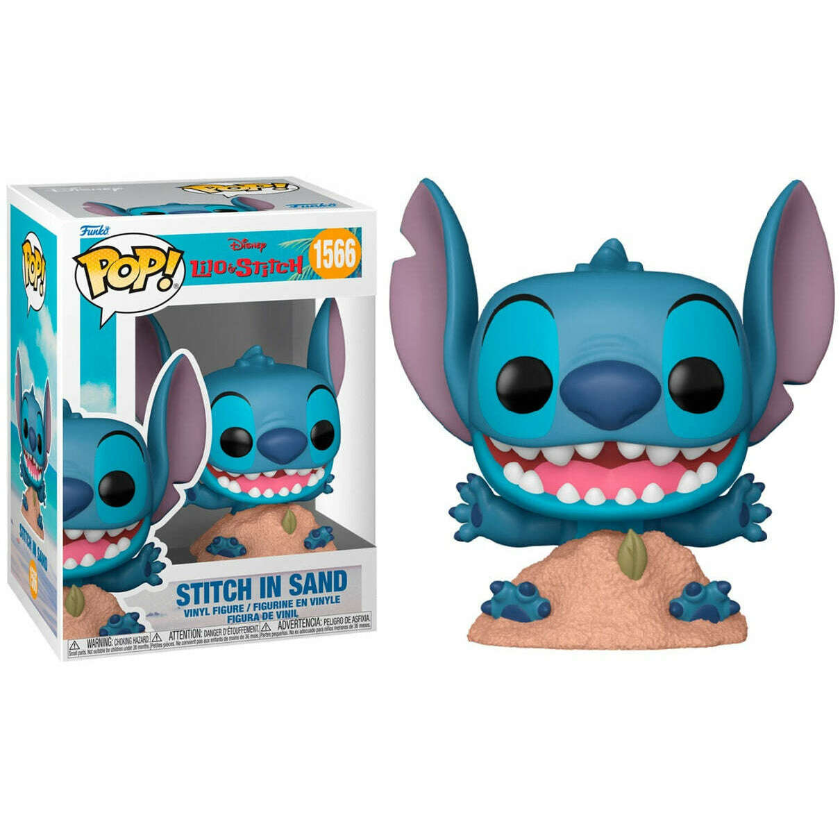Toys N Tuck:Pop! Vinyl - Disney Stitch - Stitch In Sand 1566,Disney
