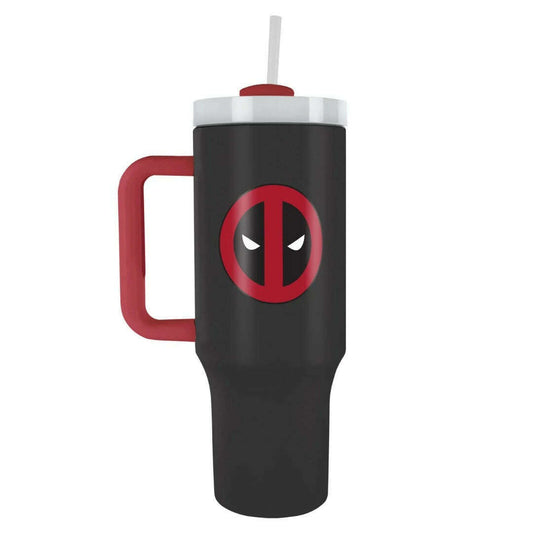 Toys N Tuck:Metal Tumbler - Deadpool (Symbol),Marvel
