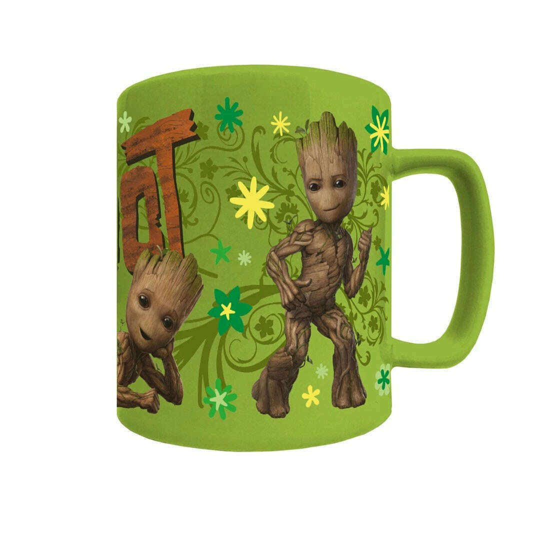 Toys N Tuck:Fuzzy Mug - Marvel Groot (Groot Face),Marvel