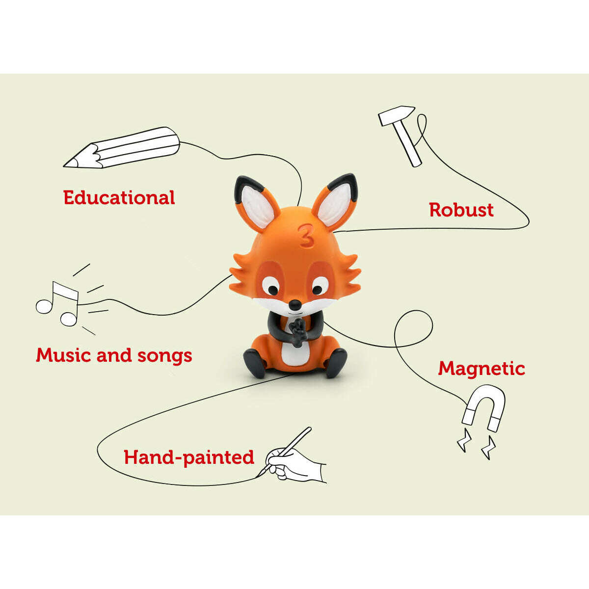 Toys N Tuck:Tonies Audio Character Favourite Children's Songs Counting Songs,Tonies