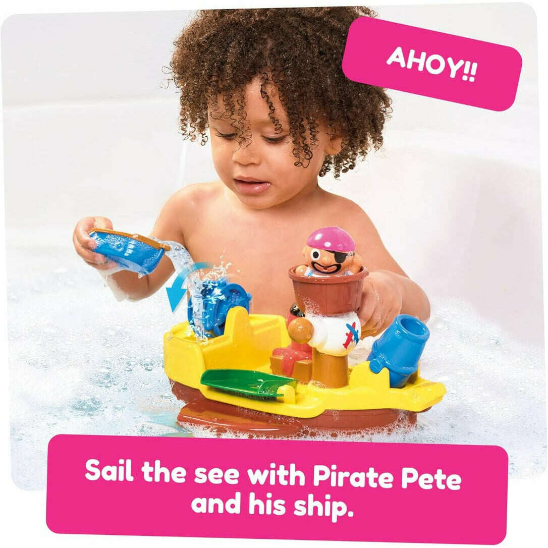 Toys N Tuck:Tomy Toomies Pirate Pete's Bath Ship,Tomy