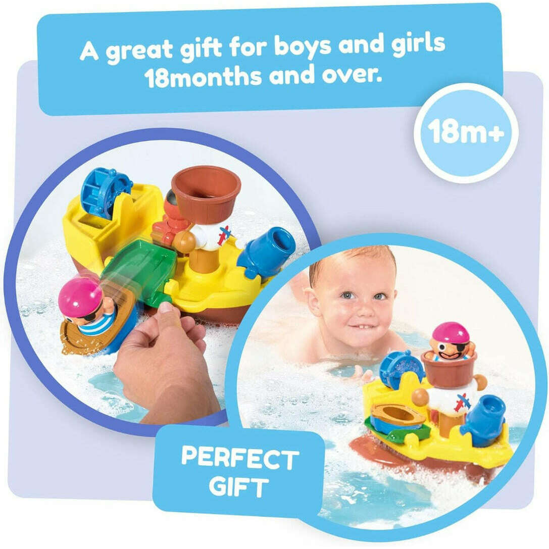 Toys N Tuck:Tomy Toomies Pirate Pete's Bath Ship,Tomy