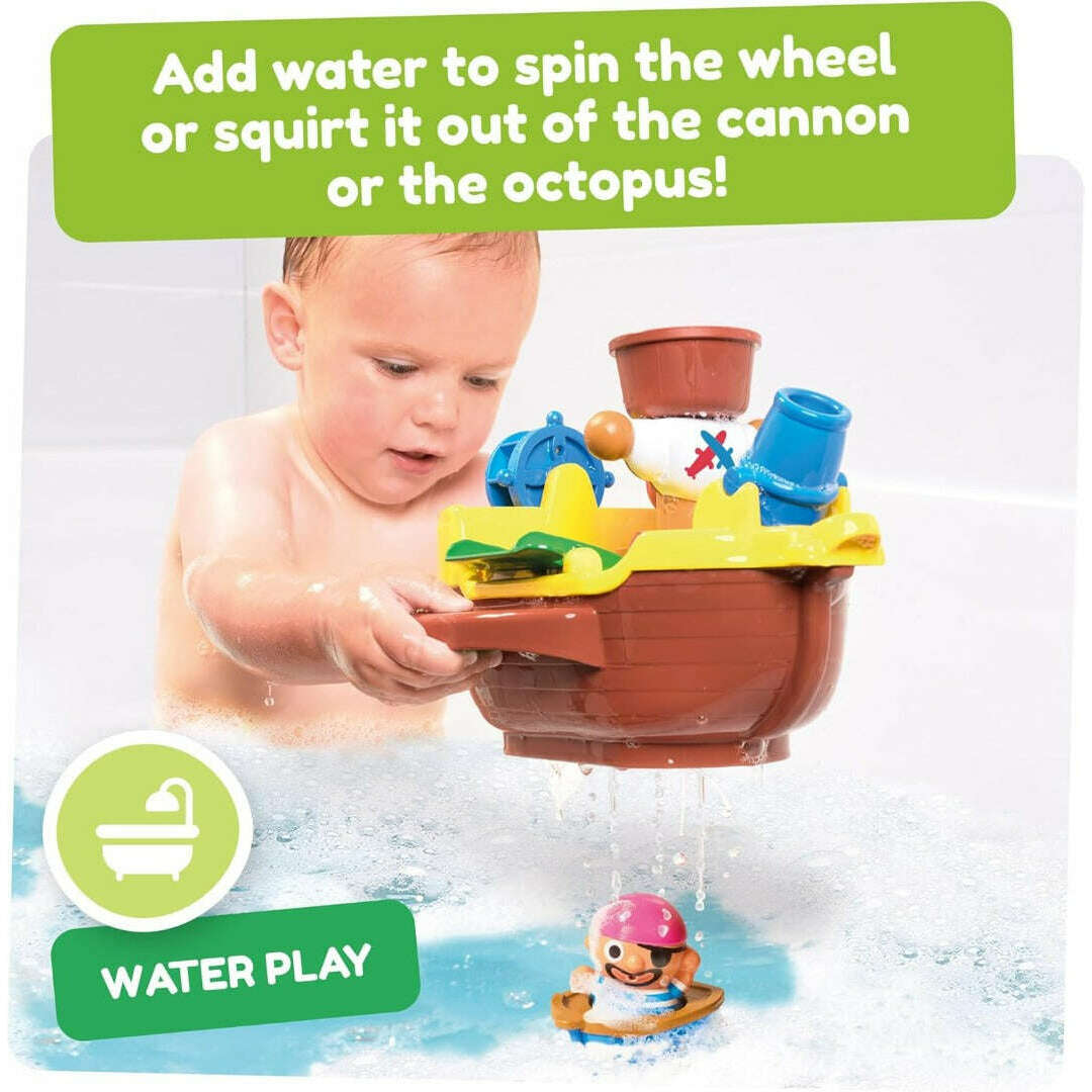 Toys N Tuck:Tomy Toomies Pirate Pete's Bath Ship,Tomy