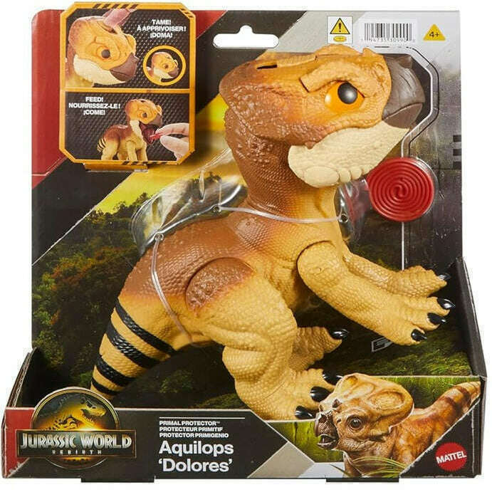 Jurassic World Rebirth Primal Protector Aquilops Dolores – Toys N Tuck