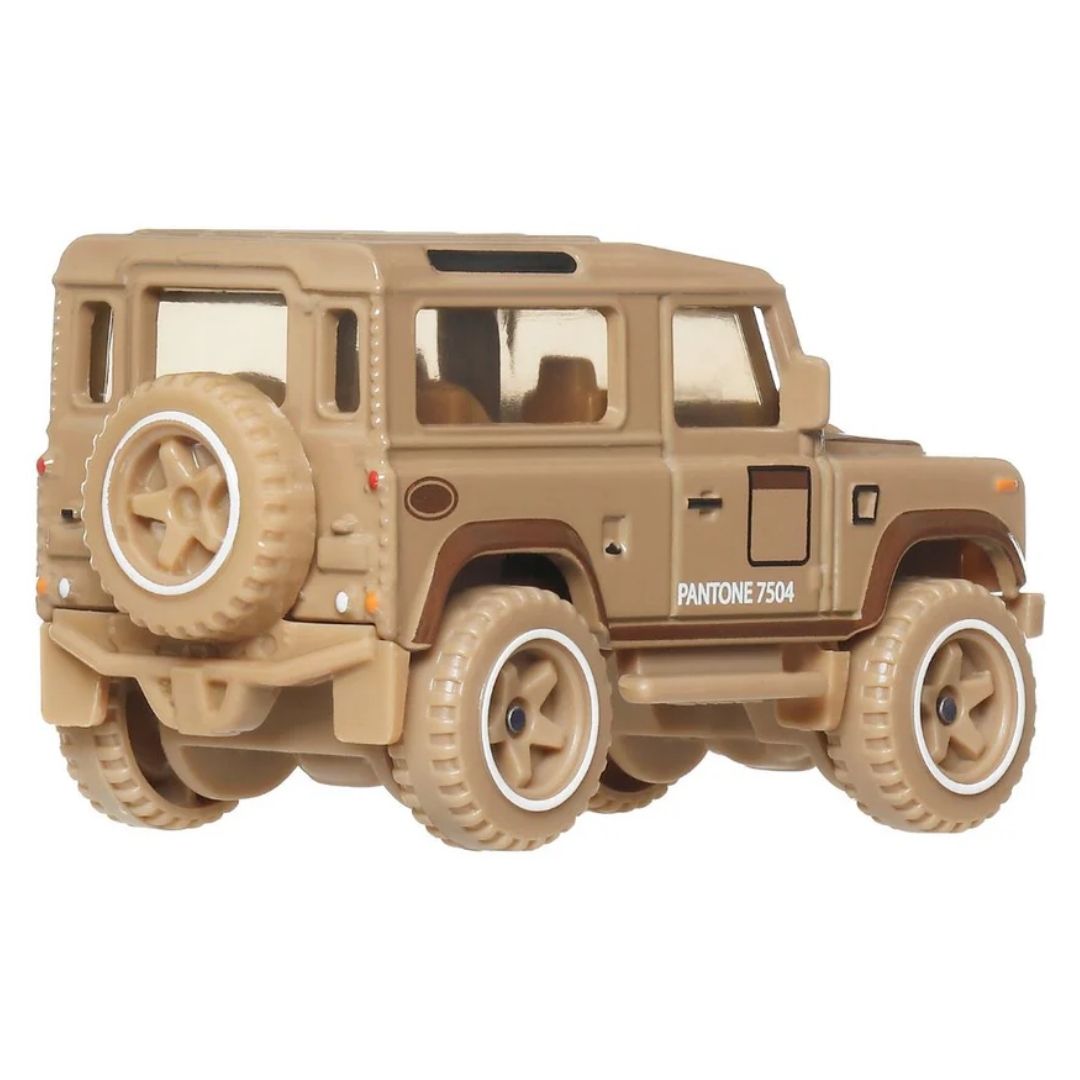 Hot Wheels Silver Series Pantone 7504 Land Rover Defender 90