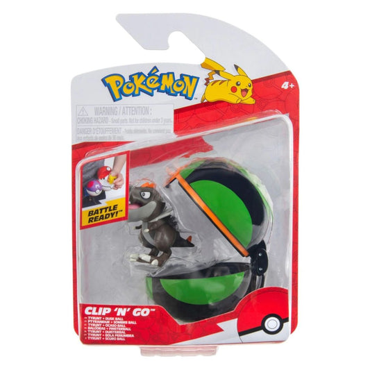 Pokemon Clip 'N' Go - Tyrunt and Dusk Ball