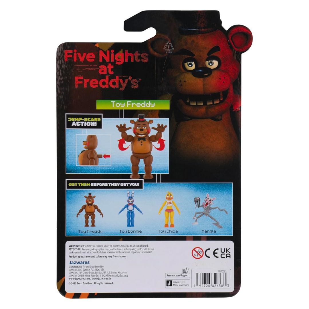 Five Nights At Freddy's 5 Inch Jump-Scare Figure - Toy Freddy