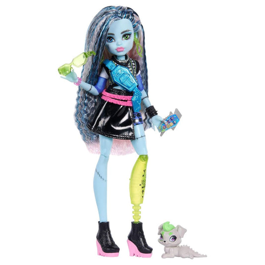Monster High Doll Frankie Stein with Watzie