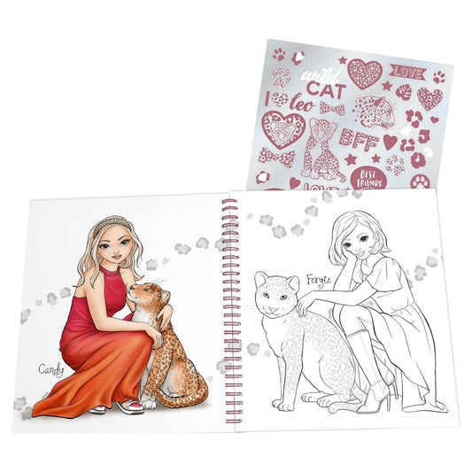 Depesche Top Model Leo Heart Colouring Book