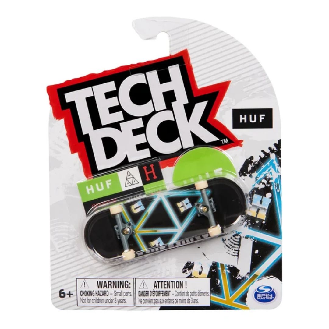 Tech Deck Single Pack Fingerboard - HUF Triangle