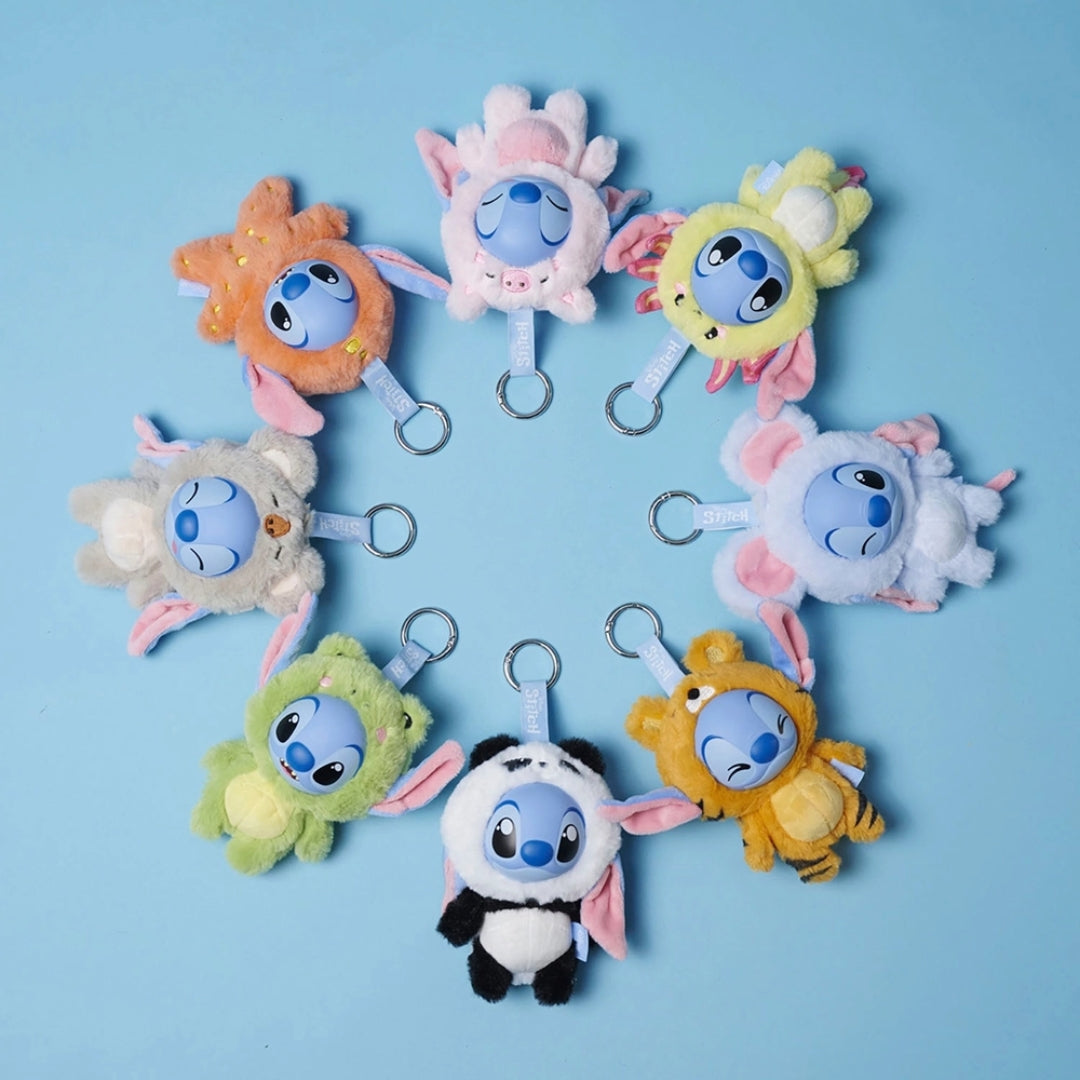Disney Yuyus Stitch Mystery Plush Keychain