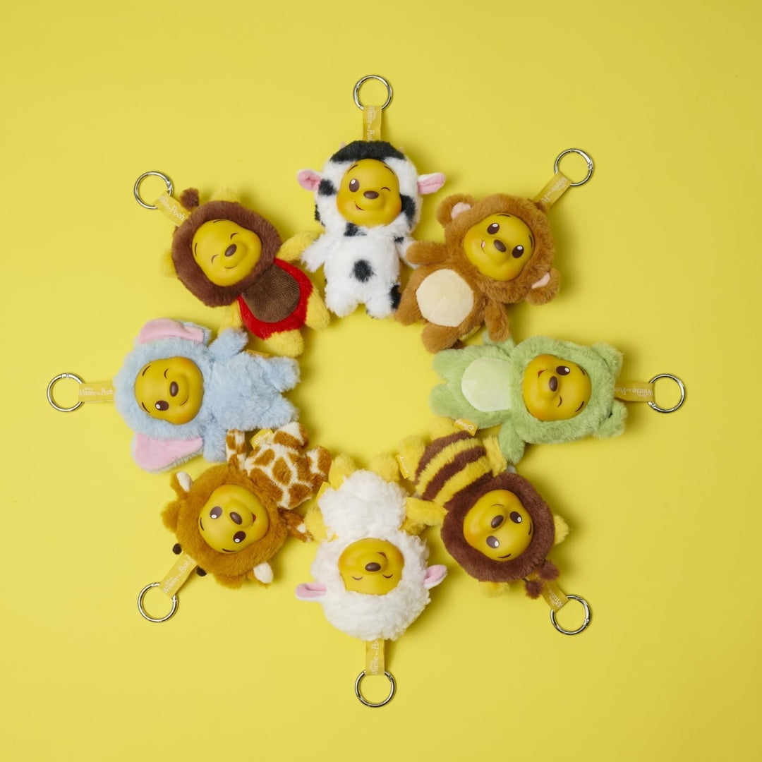 Disney Yuyus Winnie The Pooh Mystery Plush Keychain