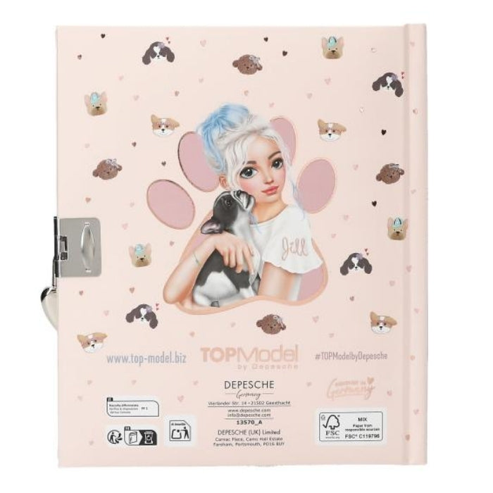 Depesche Top Model Doggy Diary with Lock