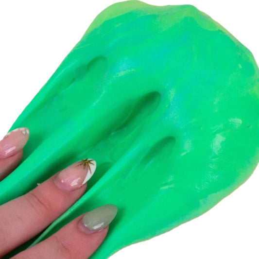 Slimy Gloop Butter Neon Twist Slime Green