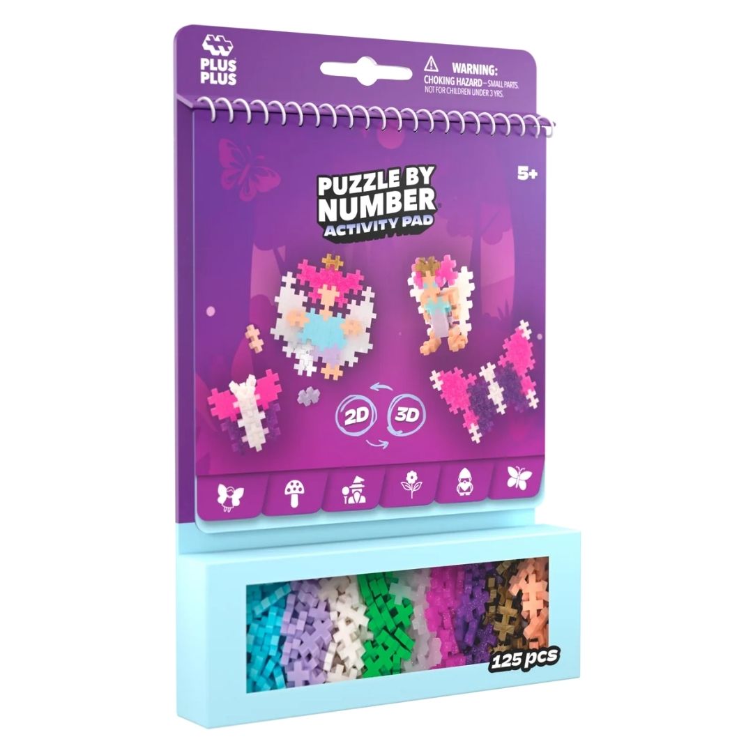 Plus Plus 125 PCS Activity Pad Enchanted Forest