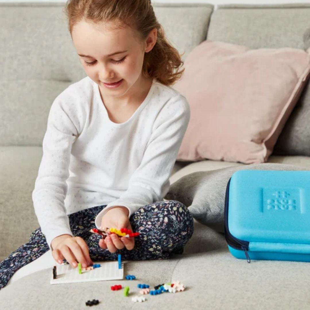 Plus Plus Blue Travel Case