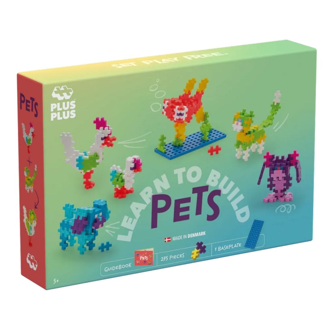 Plus Plus 275 PCS Learn To Build Pets