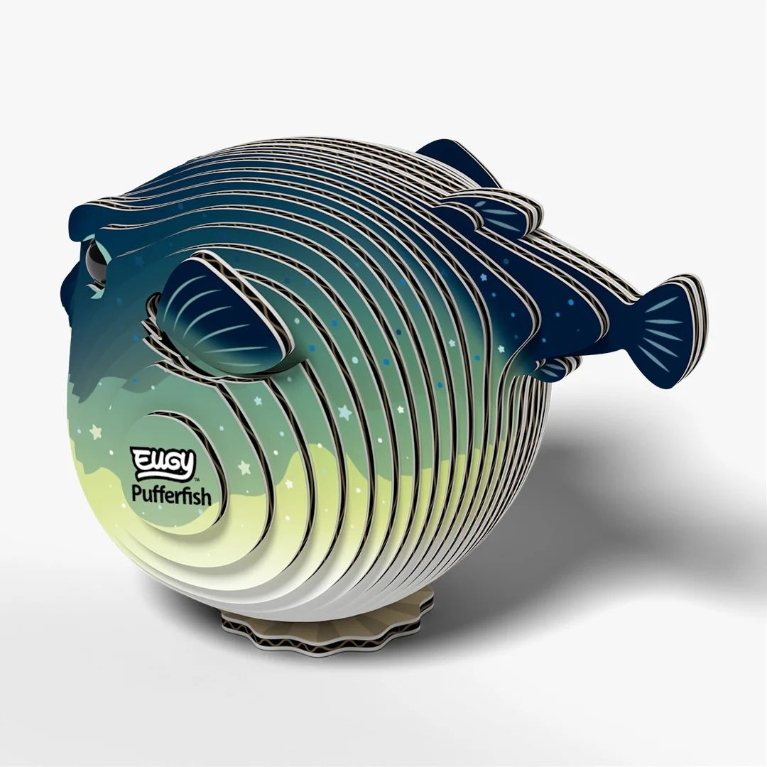 Eugy 3D Model 138 Pufferfish