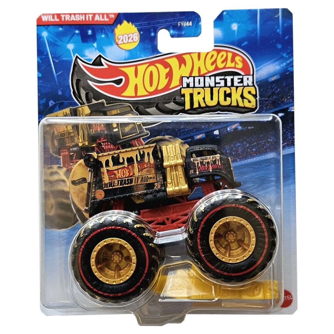 Hot Wheels Monster Trucks - Will Trash It All