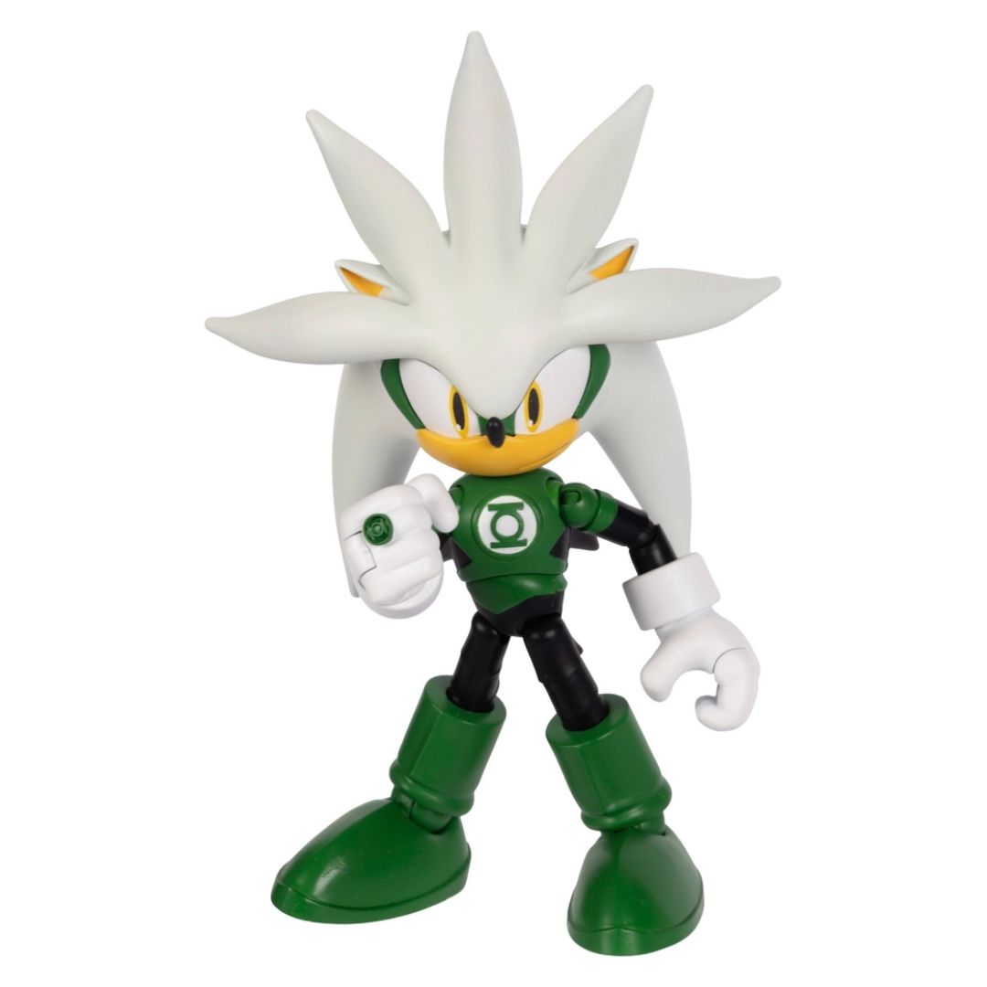 Sonic The Hedgehog x DC Comics 5 Inch Figure - Silver as Green Lantern