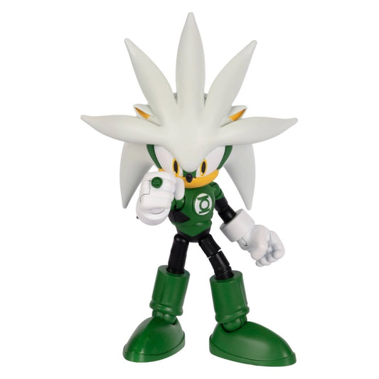 Sonic The Hedgehog x DC Comics 5 Inch Figure - Silver as Green Lantern