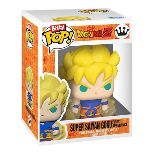 Bitty Pop! Dragon Ball Z Super Saiyan Goku With Keychain case