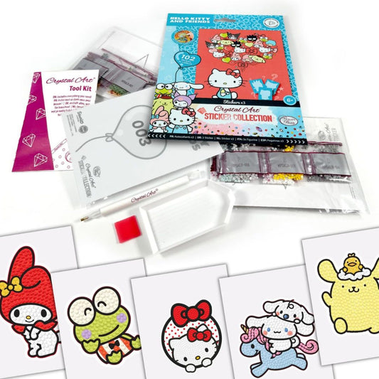 Crystal Art Hello Kitty & Friends Sticker Album Starter Pack