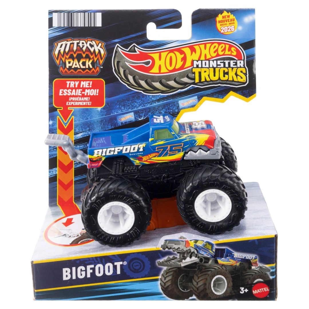 Hot Wheels Monster Trucks Attack Pack Bigfoot