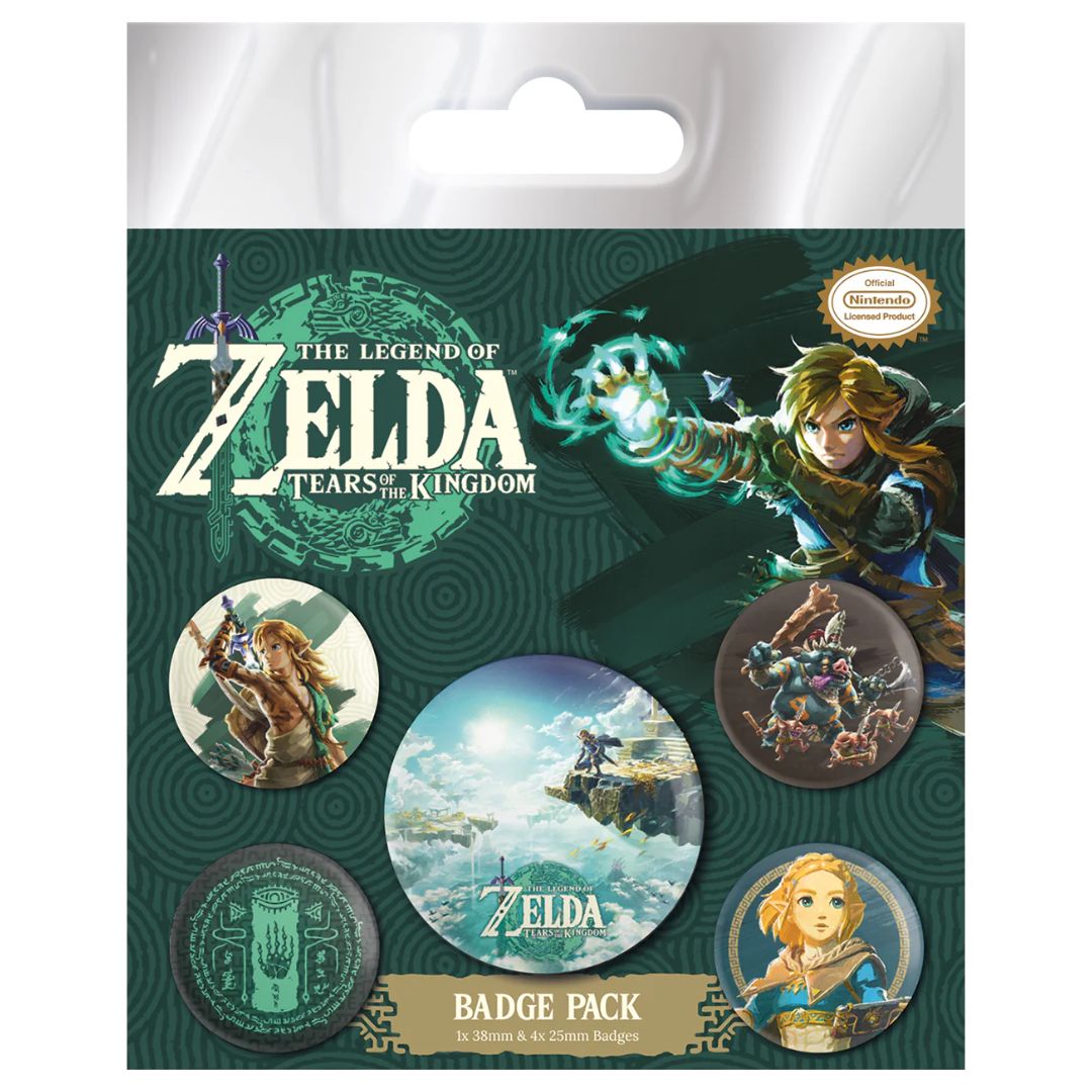 Badge Pack - The Legend Of Zelda Tears Of The Kingdom