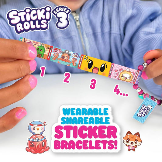 Sticki Rolls Sticki Bands Series 3 Light Pink