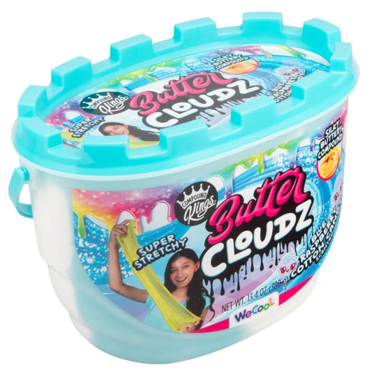 Compound Kings Butter Cloudz Swirls Blue Raspberry Cotton Candy Slime