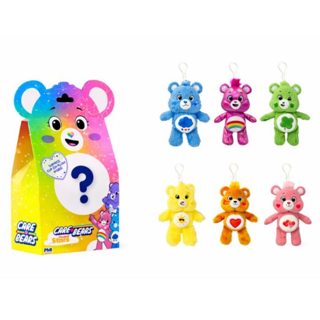 Care Bears Clip On Plush Suprise Box