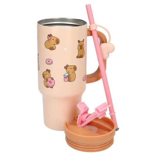 Lolli Riot Penfection To-Go Cup With Straw Capybara