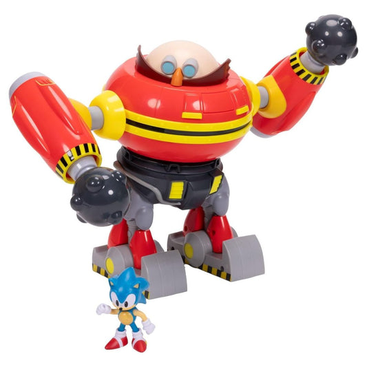 Sonic The Hedgehog Hammer Egg Robot and Sonic