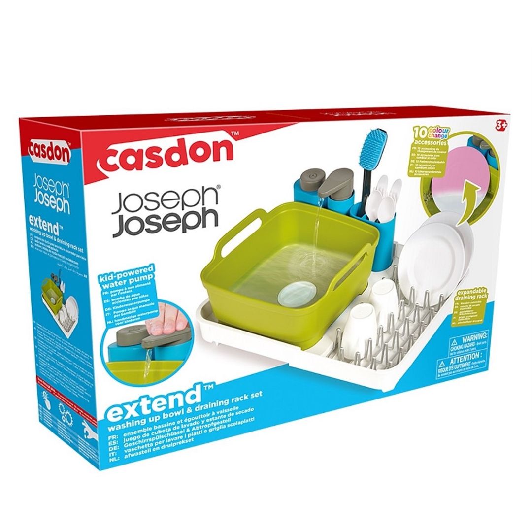 Casdon Joseph Joseph Extend Washing Up Bowl & Draining Rack Set