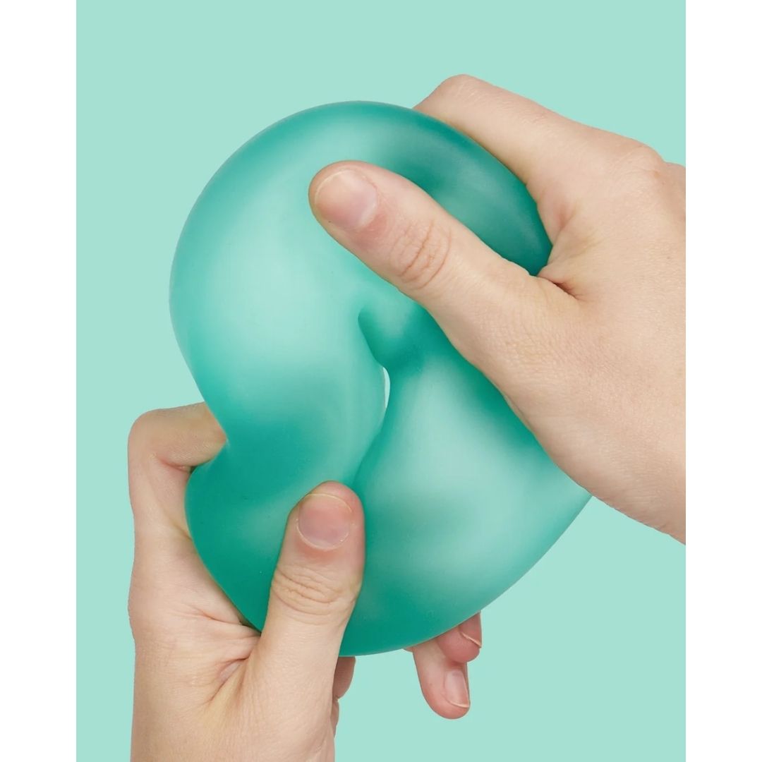 Speks. Gump Jumbo Loop Memory Gel Stress Ball - Sea Glass