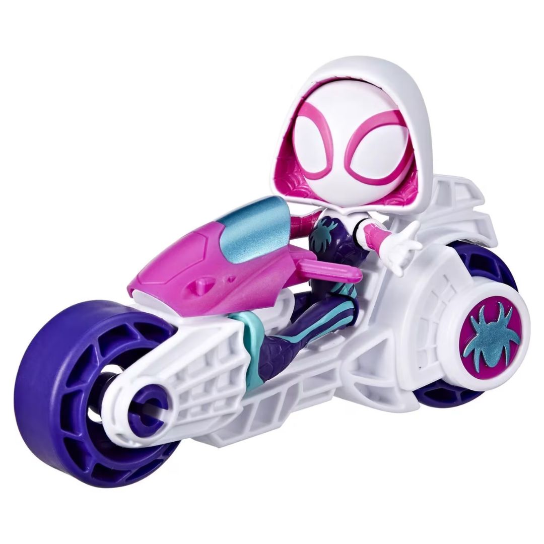 Marvel Spidey And His Amazing Friends Motorcycle Ghost Spider