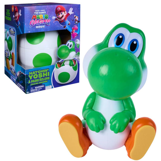 Nintendo The Super Mario Galaxy Movie: Hatchin' Yoshi Interactive Toy Egg
