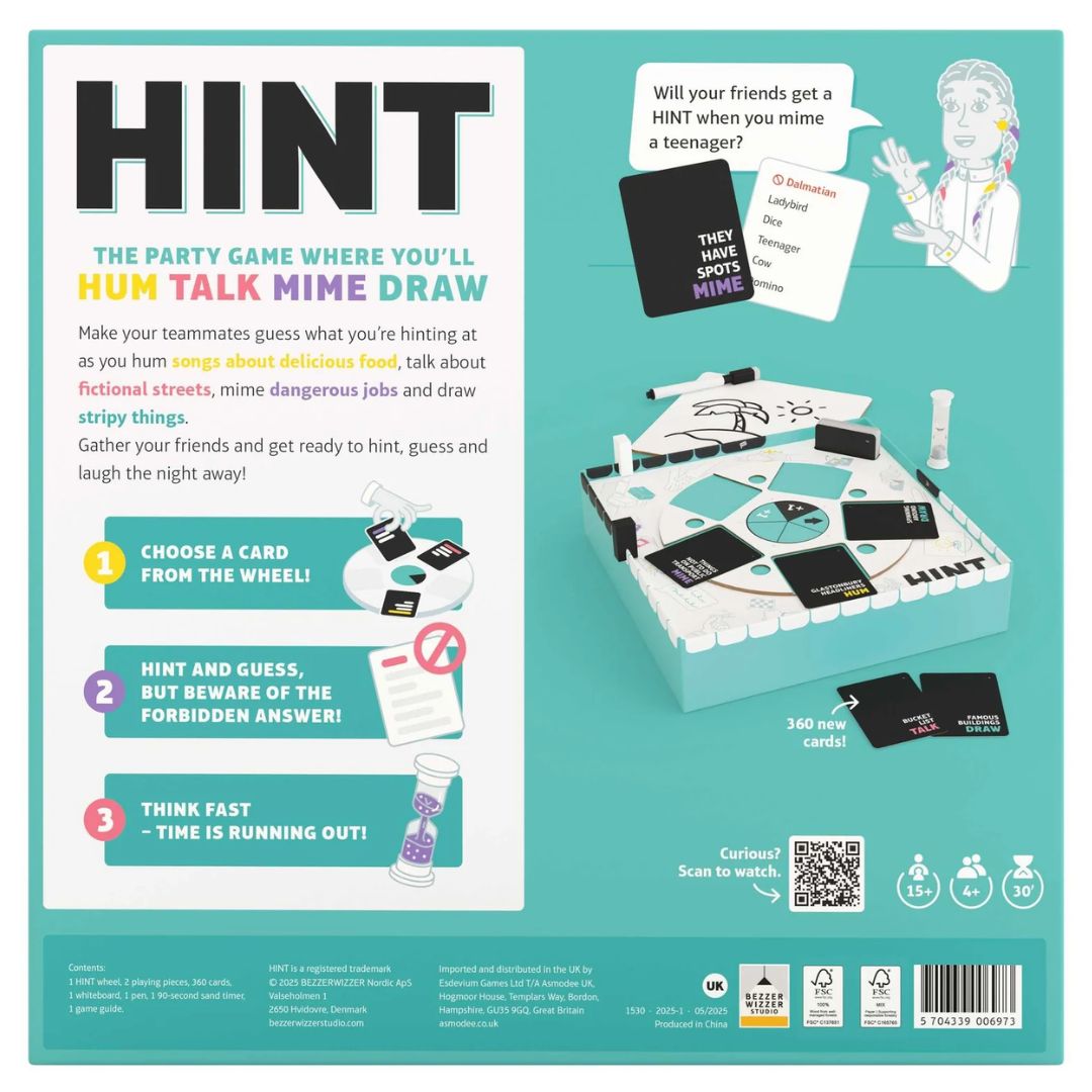 Hint Party Board Game