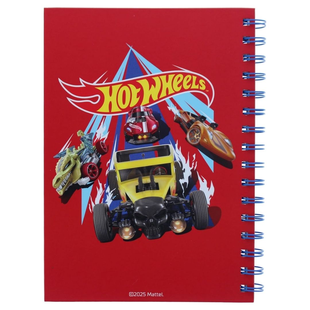 Hot Wheels A5 Spiral Notebook Turbo Charged