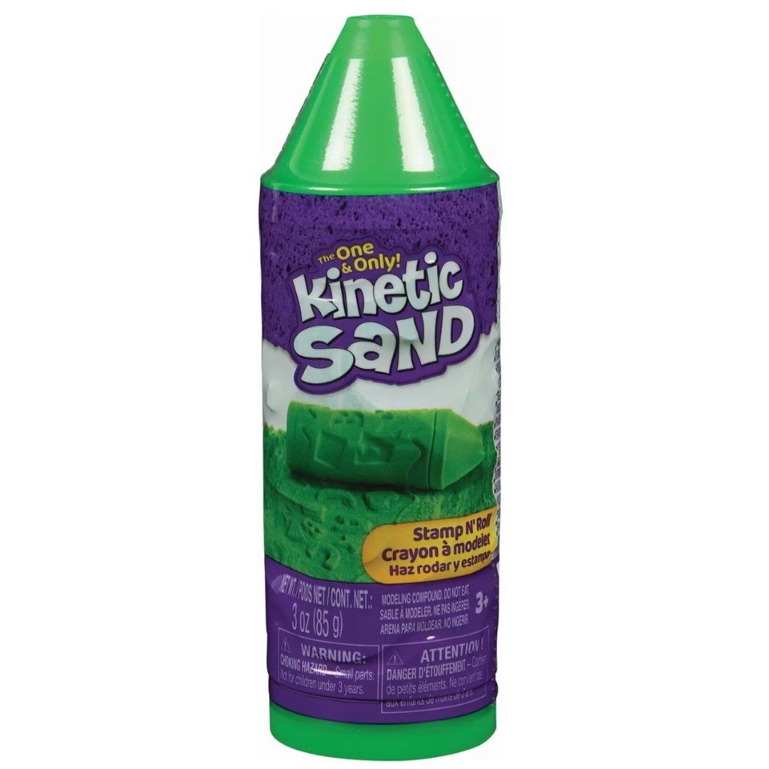 Kinetic Sand Stamp N' Roll - Green