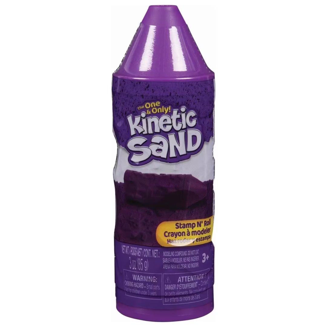 Kinetic Sand Stamp N' Roll - Purple