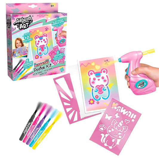 Airbrush Art Kawaii Poster Kit
