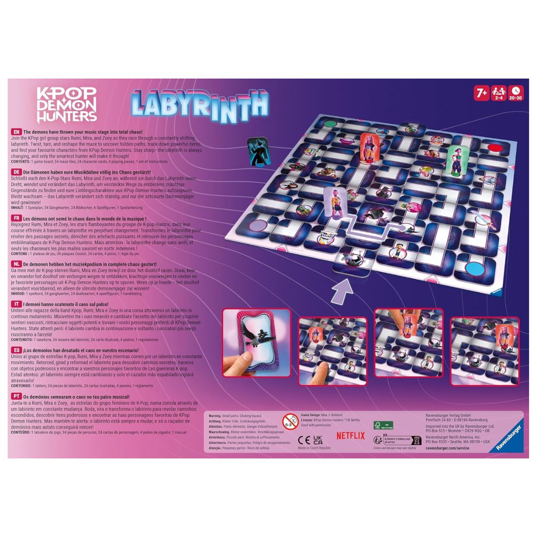 Labyrinth K-Pop Demon Hunters Moving Maze Game