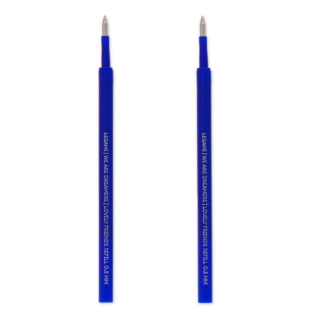 Legami Gel Pens Lovely Friends Blue Ink Refills