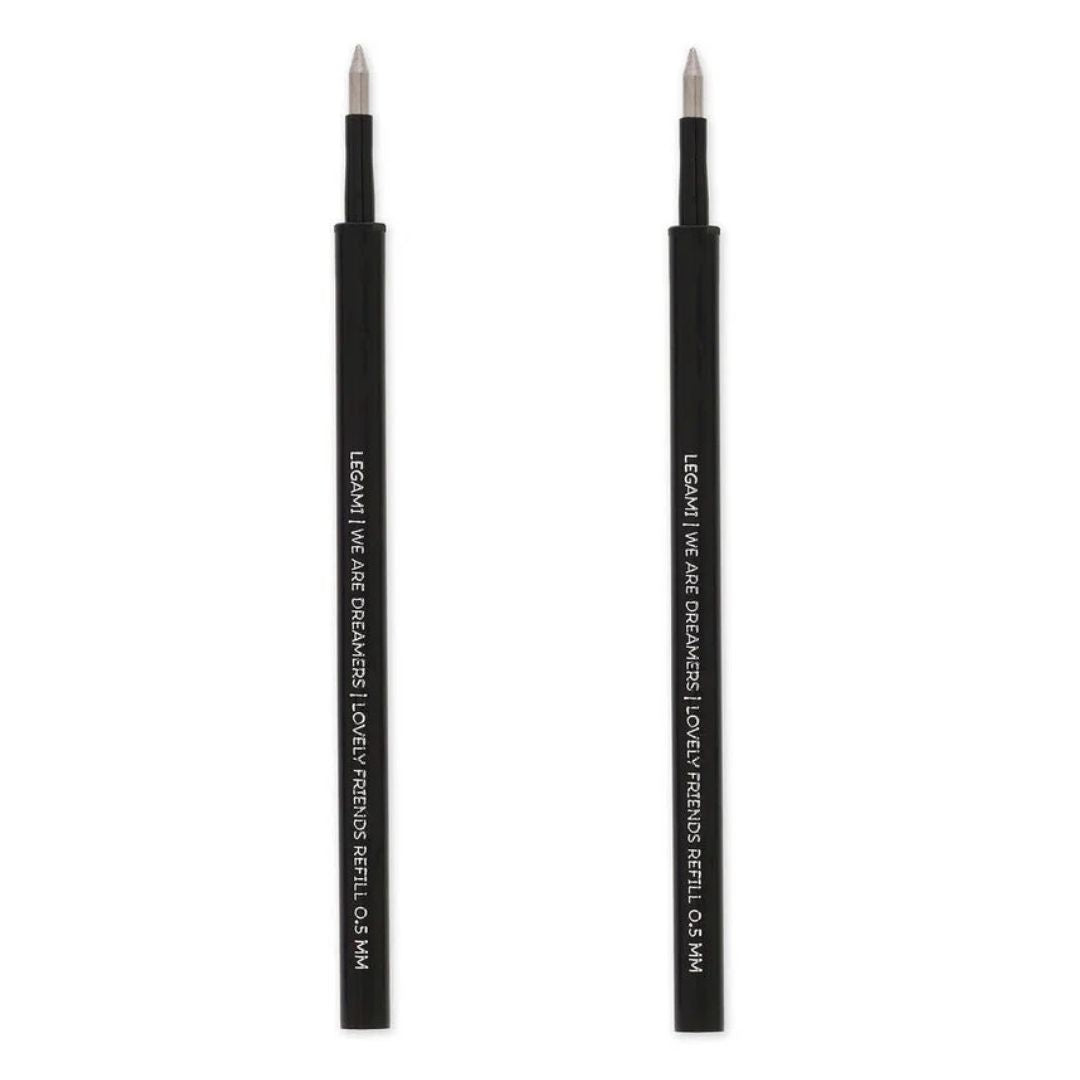 Legami Gel Pens Lovely Friends Black Ink Refills