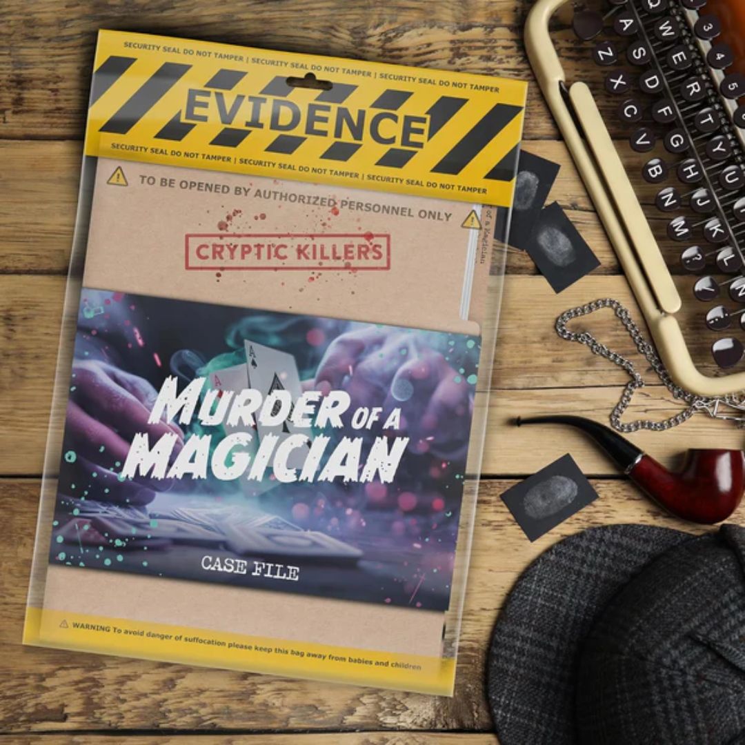 Cryptic Killers Murder of a Magician Unsolved Murder Mystery Game